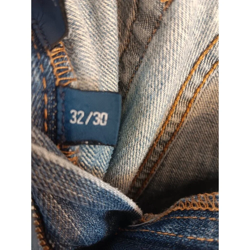 Polo Ralph Lauren Authentic Dungarees Jeans Mens 32x28 Blue Straight Leg Denim
